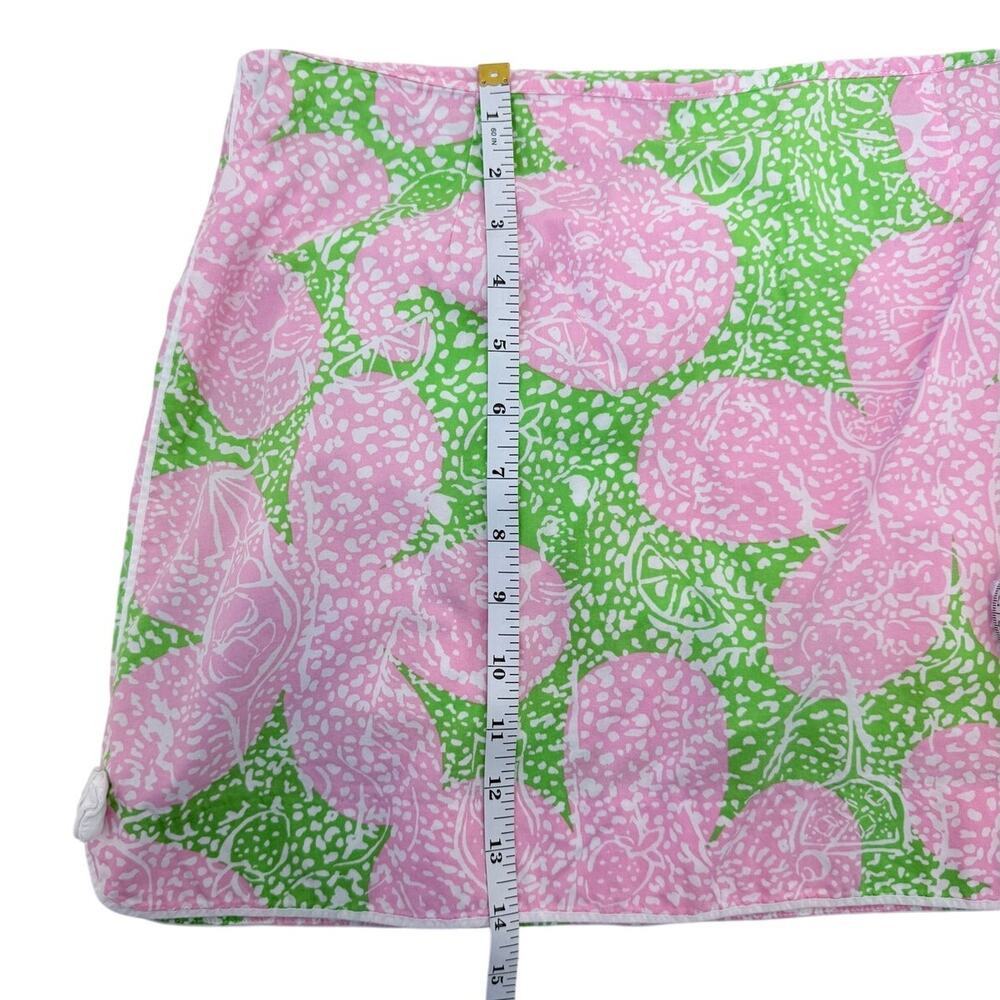 Lilly Pulitzer Cosette Limeade Pink Green Mini Skort Size 6 - Picture 6 of 8